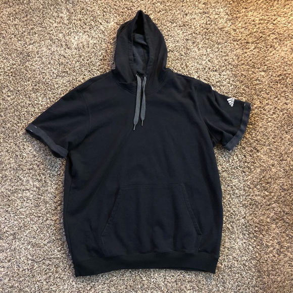 adidas Other - Adidas French Terry Short Sleeve Hoodie